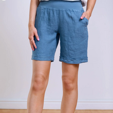 Load image into Gallery viewer, Shorts Linen - PETROLE:  Large
