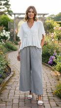 Load image into Gallery viewer, Prairie Summer Pants - CHARCOAL GINGHAM

