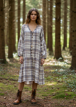 Load image into Gallery viewer, Armani Dress - BLUSH PLAID
