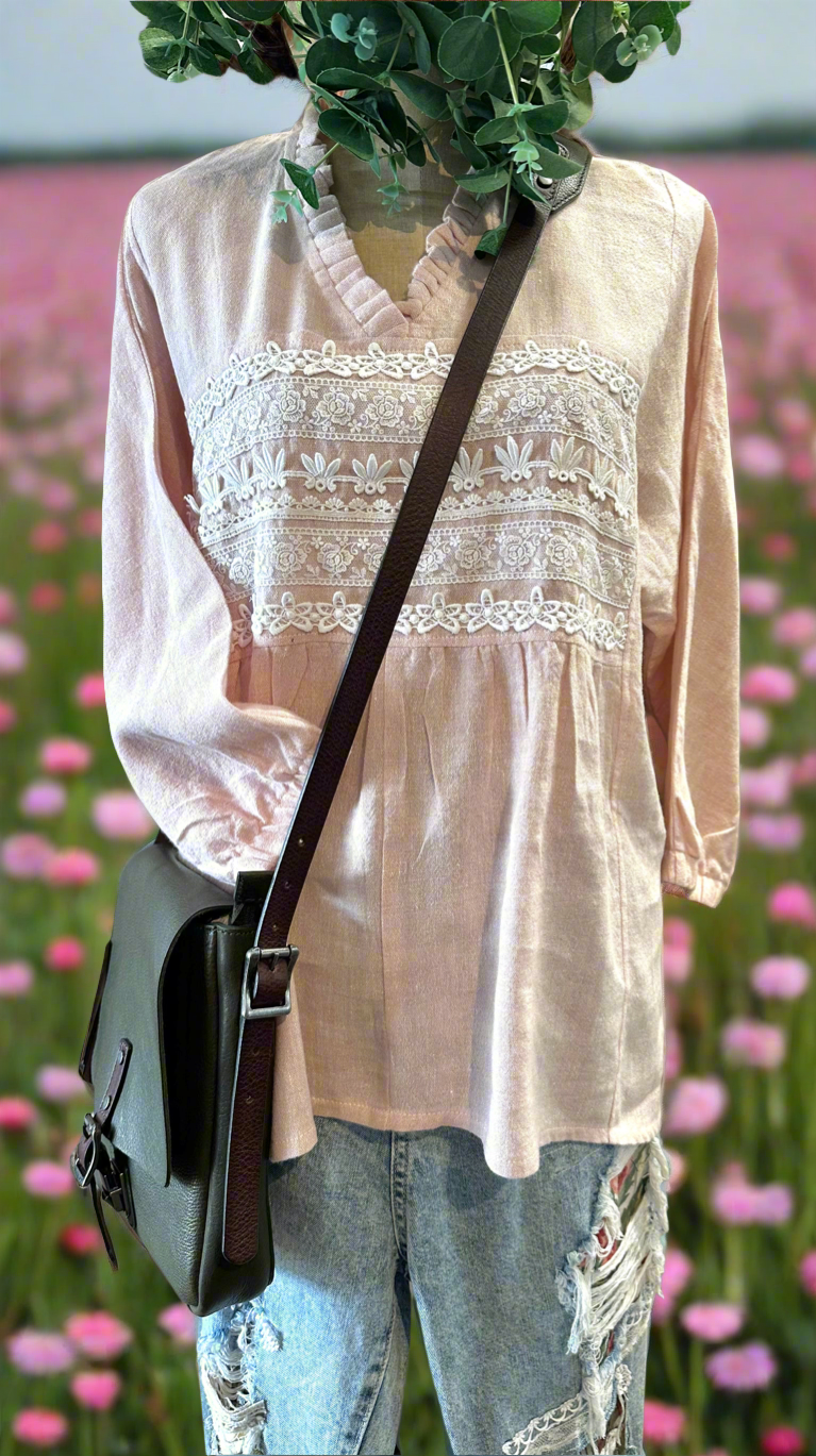 Austin Woollen Top - PINK