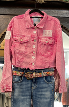 Load image into Gallery viewer, Denim Jacket - PATCH PINK
