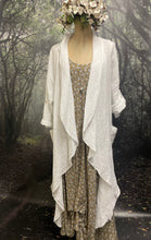 Load image into Gallery viewer, White Italian linen Maxi coat
