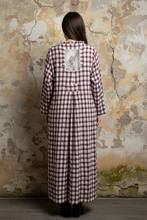 Load image into Gallery viewer, Armani Dress - CRIMSON CHECK
