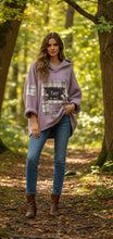 Load image into Gallery viewer, Fleece Hoodie - WISTERIA - L/XL
