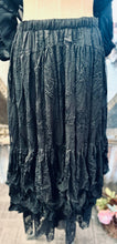 Load image into Gallery viewer, Black Rooshe skirt

