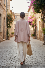 Load image into Gallery viewer, Lyric Linen Jacket - DUSTY ROSE
