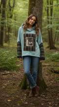 Load image into Gallery viewer, Fleece Hoodie - SEAFOAM - S/M

