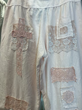 Load image into Gallery viewer, Vintage Patch Pants - TEA ROSE
