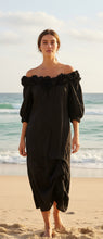 Load image into Gallery viewer, Romanza Dress - MIDNIGHT BLACK
