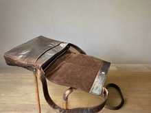 Load image into Gallery viewer, Bag: Unisex Satchel - BROWN
