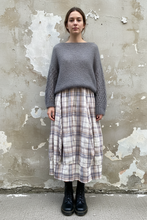 Load image into Gallery viewer, Bell Skirt - BLUSH PLAID
