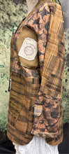 Load image into Gallery viewer, Boyfriend Shirt - PATCHED RUSTIC TONES
