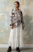 Load image into Gallery viewer, Patch Shirt - SKY PLAID
