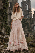 Load image into Gallery viewer, Ragdoll Vintage Lace Skirt - FADED PINK TANGERINE
