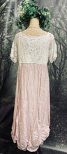 Load image into Gallery viewer, #5172 Lace and Roses dress with soft pink satin skirt
