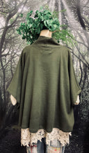 Load image into Gallery viewer, #5029 Khaki Merino Poncho
