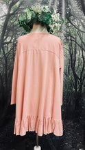 Load image into Gallery viewer, #5033 Pink cotton stretch top with frill detail
