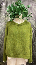 Load image into Gallery viewer, #5371 Nellie Wilde Alpaca Chartreuse green jumper
