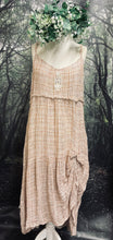 Load image into Gallery viewer, #5014 Pre-loved Check linen strap dress
