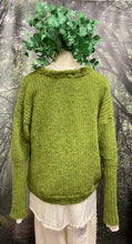 Load image into Gallery viewer, #5371 Nellie Wilde Alpaca Chartreuse green jumper
