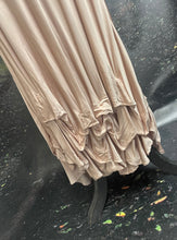 Load image into Gallery viewer, Rose gold satin skirt
