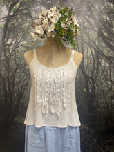Load image into Gallery viewer, White cascades cami
