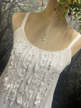 Load image into Gallery viewer, White cascades cami
