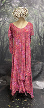 Load image into Gallery viewer, Cerise linen viscose Patrice dress
