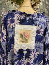 Load image into Gallery viewer, Violet blue over sized cotton shirt
