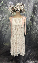 Load image into Gallery viewer, Cream cotton lace Gianna dress
