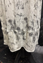 Load image into Gallery viewer, Crinkle cream and charcoal Chala skirt
