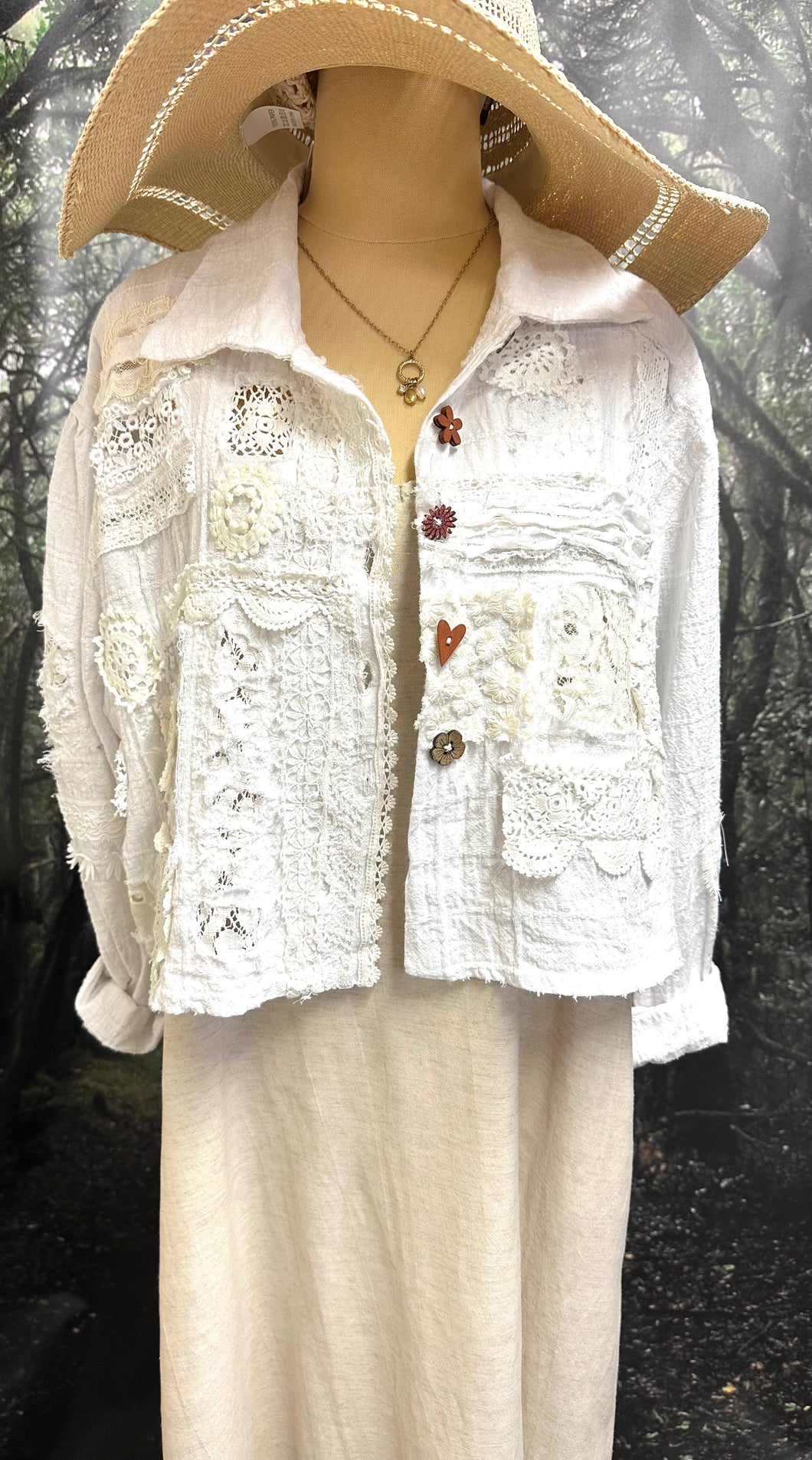 Daisy patch jacket