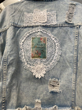 Load image into Gallery viewer, Cropped Denim Jacket - PALE WASH
