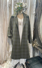 Load image into Gallery viewer, Olive and grey stone Bramble coat
