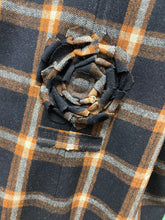 Load image into Gallery viewer, Navy and rust check Bramble coat
