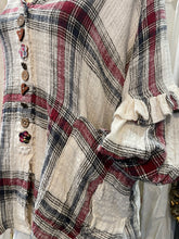 Load image into Gallery viewer, Tartan Ruby shirt
