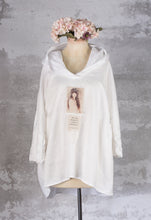 Load image into Gallery viewer, White linen hooded &#39;Billy May&#39; Shirt
