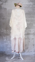 Load image into Gallery viewer, Ivory fine linen Ella Rose top with rosette detail
