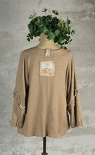 Load image into Gallery viewer, Oatmeal cotton knit top

