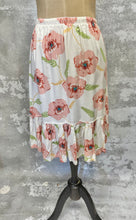 Load image into Gallery viewer, Peaches and cream floral skirt
